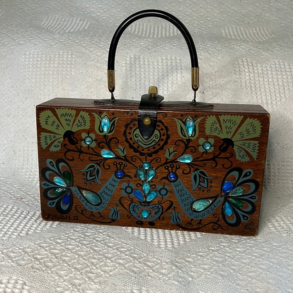 RARE Enid Collins Handmade PAVAN II 1963 Box Purse!